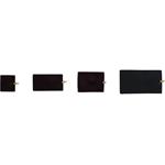 ELETTRODI (50 x 100 mm) CON SPINOTTO MASCHIO (Foro 2 mm) IN SILICONE CONDUTTIVO - 