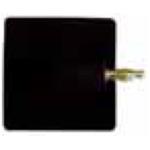 ELETTRODI (Misure 50 X 50 mm) CON SPINOTTO MASCHIO (Foro 4 mm) IN SILICONE CONDUTTIVO - 