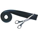 ELETTRODO (Misure 50 mm X 1 m) CON FORO PER SPINOTTO (2mm) IN SILICONE CONDUTTIVO A MATASSA RITAGLIABILE