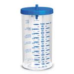 VASO DA 1000CC AUTOICLAVABILE COMPLETO PER ASPIRATORI CHIRURGICI ASPIMED 1.2, 1.3, 1.5