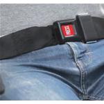 CINTURA DI SICUREZZA TIPO AUTO (80mm x 180cm) CHIUSA AD ANELLO - DI FACILE FISSAGGIO, IN NYLON RESISTENTE - INDICATA PER EVITARE LO SCIVOLAMENTO IN AVANTI DI PAZIENTI SU CARROZZINA O SEDIA COMODA