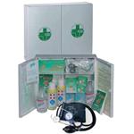 ARMADIETTO PRONTO SOCCORSO 102/M (37,5 x 13 x h. 45 cm) (Più di 3 persone) IN RC - 2 ANTE E 2 RIPIANI INTERNI - IDEALE PER AZIENDE O UNITA' PRODUTTIVE CON PIU' DI 3 LAVORATORI