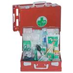 VALIGETTA MEDIC 2 PRONTO SOCCORSO (39,5 x 27 x h. 13,5 cm) (Più di 3 persone) IN ABS COLOR ARANCIO - TENUTA ERMETICA - SUPPORTO PER ATTACCO PARETE, MANIGLIA PER TRASPORTO - PER AZIENDE O UNITA' PRODUTTIVE