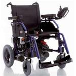ESCAPE DX - CARROZZINA ELETTRICA (Seduta 41 cm) PIEGHEVOLE IN ALLUMINIO - SENZA LUCI - PORTATA MAX 135 kg - BRACCIOLI REGOLABILI, RIBALTABILI ED ESTRAIBILI - PEDANE REGOLABILI E RIBALTABILI