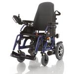 ESCAPE LX - CARROZZINA ELETTRICA (Seduta 46 cm) LEGGERA IN ALLUMINIO - CON LUCI - PORTATA MAX 135 kg - BRACCIOLI REGOLABILI, RIBALTABILI ED ESTRAIBILI - PEDANE REGOLABILI E RIBALTABILI