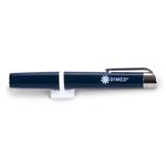 LAMPADINA DIAGNOSTICA TASCABILE - COLORE BLU - Per uso medico. Funzionamento a batterie stilo 1,5V (in dotazione). Confezionate in astuccio di cartone. Lampadina tascabile colore BLU con portabbasalingua (abbassalingua escluso)