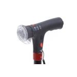 Bastone in alluminio con luce di cortesia e avviso acustico - Brio, portata max 100 kg.