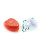 MASCHERA MONOUSO POCKET (Adulti) - Maschera con valvola e filtro antiriflusso per rianimazione bocca a bocca - MISURA 4 - CON PRATICA CUSTODIA IGIENICA