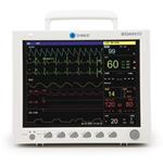MONITOR PAZIENTE MULTIPARAMETRO (Display 12,1" - ECG,RESP,SpO2,NIBP,PR,2-Temp) VISUALIZZAZIONE ECG7 TRACCE, SPO2 (concentrazione ossigeno nel sangue), NIBP (pressione), 2-TEMP (temperatura), PR - SISTEMA ASSORBIMENTO INFRAROSSI