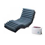 DOMUS 4 - KIT ANTIDECUBITO A CICLO ALTERNATO E STATICO – Materasso Nylon® + TPU traspirante/ impermeabile (90 x 200 x h. 20,3 cm) - SEAT INFLATE E MAX FIRM - 20 ELEMENTI INTERCAMBIABILI - COMPRESSORE CON REGOLAZIONE - Piaghe IV stadio