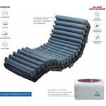 DOMUS AUTO - KIT ANTIDECUBITO A CICLO ALTERNATO E STATICO - Materasso in Nylon® + TPU traspirante/impermeabile (90x200x h. 20,3) - SEAT INFLATE E MAX FIRM - 20 ELEMENTI INTERCAMBIABILI E COMPRESSORE CON REGOLAZIONE AUTOMATICA DELLA PRESSIONE
