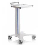 RIPIANO (35 x 40 cm) - ACCIAIO VERNICIATO PER CARRELLO POLIFUNZIONALE CI115B (Misure 48 x 50 x H. 82 cm) 1 COLONNA IN ALLUMINIO (Bianca)