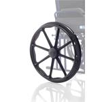 KIT RUOTE POSTERIORI SOLIDA (PAIO) AD AUTOSPINTA - DIAMETRO 60cm - PER CARROZZINE ARDEA ONE - MODELLI CP300-xx