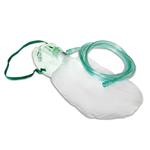 MASCHERA MORBIDA PER ADULTI AD ALTA CONCENTRAZIONE CON RISERVA DI OSSIGENO - Completa di sacchetto e tubo di collegamento antischiacciamento