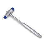 MARTELLO NEUROLOGICO DI BUCK (23 x 4,4 cm) MANICO IN LEGA DI ZINCO CROMATA E TESTA IN PVC - PER USO MEDICO