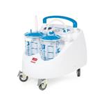 ASPIMED 4.1 - CON 2 VASI da 2 LITRI, (Aspirazione max -0,90 bar) - ASPIRATORE CHIRURGICO CARRELLATO - Flusso max aspirazione 60 l/min - AD ALIMENTAZIONE ELETTRICA PER ASPIRAZIONE DI LIQUIDI CORPOREI AD ESEMPIO MUCO, CATARRO O SANGUE 