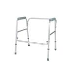 SOSTEGNO PER WC REGOLABILE IN ALTEZZA E SMONTABILE (63 x 49 x h. 60,5÷70,6 cm) - Portata max 100 kg - Alluminio anodizzato - Indispensabile per agevolare il sedersi e il sollevarsi del paziente idoneo per qualsiasi WC