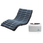 DOMUS 3 - KIT ANTIDECUBITO A CICLO ALTERNATO E STATICO - A 2 VIE - Materasso Nylon® + TPU traspirante/ impermeabile (200 x 90 x 13 h cm) 17 ELEMENTI INTERCAMBIABILI E COMPRESSORE CON REGOLAZIONE - PER PIAGHE DA DECUBITO FINO AL III STADIO