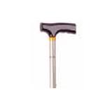 Bastone pieghevole in alluminio anodizzato, colore Bronzo - Brio, portata max 100 kg.