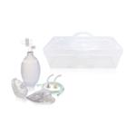 KIT RIANIMAZIONE AUTOCLAVABILE CON PALLONE IN SILICONE - ADULTI - Dimensioni valigetta L:34,8 x P:15,3 H:13,9 cm - Capacità 1800 ml