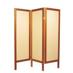 PARAVENTO IN LEGNO (158 x h. 170 cm) CON 3 ANTE IN MDF (fibra a media densità) - VERNICIATURA CON PRODOTTI ALL'ACQUA