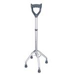 Quadripode con manico chiuso, impugnatura anatomica - Brio, portata max 130 kg, confezione da 4 pezzi.