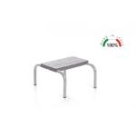 PREDELLINO AD UN GRADINO ANTISCIVOLO IN ACCIAIO CROMATO (Portata max: 150kg)