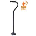 Bastone in acciaio, impugnatura aperta in PVC - Brio HD, portata max 226 kg.