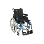 ACTIVE TOP SEDUTA 46 - Carrozzina ad autospinta leggera in alluminio e pieghevole con doppia crociera, Braccioli 4 in 1, Schienale regolabile in altezza, reclinabile da 80° a 110°, tensionabile, imbottito e rinforzato