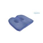 CUSCINO ANATOMICO IN POLIURETANO CON FODERO IN POLIESTERE- Cuscino per scarico cocige - Dimensioni: L 42 x P 38,5 x H 2,5 – 8,5 cm