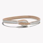 CINTO PER ERNIA INGUINALE - (Beige) TAGLIA 90 (Giro fianchi 88 - 93 cm) - Con pelotta rotonda unilaterale