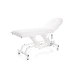 LETTINO ELETTRICO (Blu - larghezza 68 cm) (2 sezioni) (altezza e schienale regolabili elettricamente con pulsantiera) - FORO FACCIALE - RIVESTIMENTO IN SIMILPELLE LAVABILE AUTOESTINGUENTE 1IM -  PER VISITA MEDICA E FISIOTERAPIA - Made in Italy
