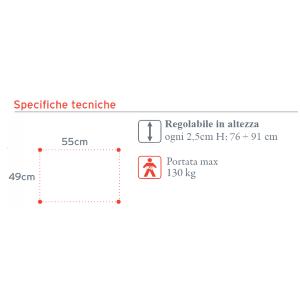 DEAMBULATORE PIEGHEVOLE E SMONTABILE, CON 4 RUOTE PIROETTANTI(2 autobloccanti) E SEDILE IN GOMMAPIUMA - ALTEZZA REGOLAIBLE 76-91 cm - PORTATA MAX 130 kg - CON MANOPOLE IMBOTTITE E RUOTE POSTERIORI AUTOFRENANTI - IN ALLUMINIO