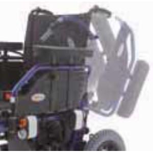 ESCAPE LX - CARROZZINA ELETTRICA (Seduta 46 cm) LEGGERA IN ALLUMINIO - SENZA LUCI - PORTATA MAX 135 kg - BRACCIOLI REGOLABILI, RIBALTABILI ED ESTRAIBILI - PEDANE REGOLABILI E RIBALTABILI