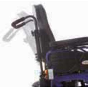 ESCAPE LX - CARROZZINA ELETTRICA (Seduta 46 cm) LEGGERA IN ALLUMINIO - SENZA LUCI - PORTATA MAX 135 kg - BRACCIOLI REGOLABILI, RIBALTABILI ED ESTRAIBILI - PEDANE REGOLABILI E RIBALTABILI