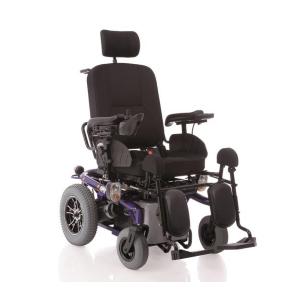 CARROZZINA ELETTRICA MULTIFUNZIONE MODELLO ARIES PRO IN ACCIAIO VERNICIATO - PORTATA MAX 136 kg - CON LUCI - SCHIENALE E SEDILE RECLINABILI ELETTRICAMENTE FINO AL RAGGIUNGIMENTO DELLA POSIZIONE LETTO 