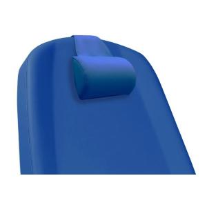 POLTRONA MULTIFUNZIONE ELETTRICA - CON RUOTE – 3 SEZIONI – 4 MOTORI - (BLU - LARGHEZZA 60 CM) CON POGGIA TESTA - H SEDUTA: 52 A 92 CM - POSIZIONE DI TRENDELENBURG FINO A 15° - COMPLETA DI PORTAROTOLO E PORTA TELECOMANDO - IN ECOPELLE - PORTATA MAX 200 KG