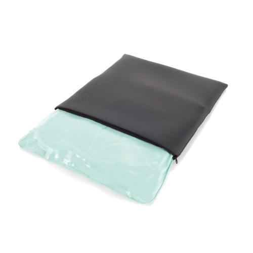 CUSCINO ANTIDECUBITO (42 x 42 x 4 cm) IN GEL FLUIDO DI SILICONE ANTISCIVOLO E ATOSSICO