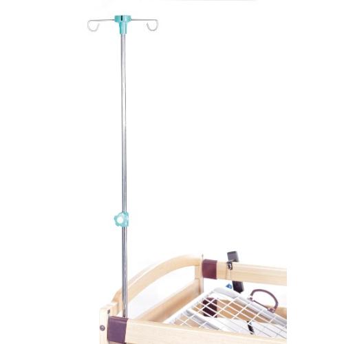 ASTA PER FLEBO IN ACCIAIO - PORTATA MAX 5 kg - SPECIFICA PER LETTI ELETTRICI SERIE GERANIO, GERBERA, GARDENIA MARCA MORETTI