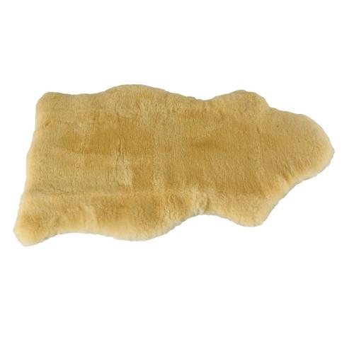 Vello naturale in montone di altissima qualità. Dimensioni L 90 × H 100 cm. Ideale per prevenzione e trattamento decubito. Morbido, traspirante, termoregolatore.