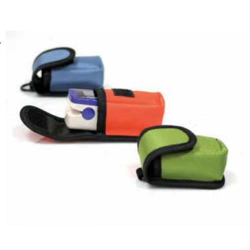 POUCH (Blu) IN TESSUTO PER OSSIMETRI DIMED MODELLI LTD800, LTD805, LTD807 MARCA MORETTI - STUDIATA APPOSITAMENTE PER PROTEGGERE E TRASPOSTARE GLI OSSIMETRI - IN TESSUTO RESISTENTE E LEGGERMENTE IMBOTTITO