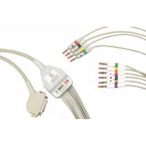 CAVO PAZIENTE PER ECG DIMED PRO - CAVO A 10 VIE CON SCATOLA DI DERIVAZIONE ISPEZIONABILE CON PROTEZIONE CONTRO GLI EFFETI DELLE SCARICHE DA DEFIBRILLAZIONE