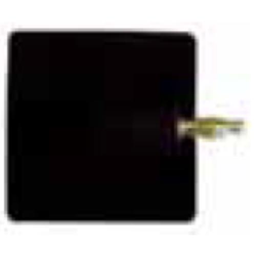 ELETTRODI (Misure 50 X 50 mm) CON SPINOTTO MASCHIO (Foro 4 mm) IN SILICONE CONDUTTIVO - 
