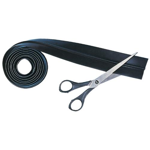 ELETTRODO (Misure 50 mm X 1 m) CON FORO PER SPINOTTO (2mm) IN SILICONE CONDUTTIVO A MATASSA RITAGLIABILE