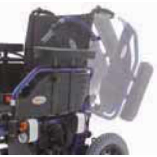 ESCAPE LX - CARROZZINA ELETTRICA (Seduta 46 cm) LEGGERA IN ALLUMINIO - SENZA LUCI - PORTATA MAX 135 kg - BRACCIOLI REGOLABILI, RIBALTABILI ED ESTRAIBILI - PEDANE REGOLABILI E RIBALTABILI