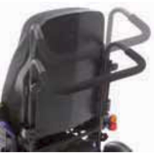 ESCAPE LX - CARROZZINA ELETTRICA (Seduta 46 cm) LEGGERA IN ALLUMINIO - SENZA LUCI - PORTATA MAX 135 kg - BRACCIOLI REGOLABILI, RIBALTABILI ED ESTRAIBILI - PEDANE REGOLABILI E RIBALTABILI