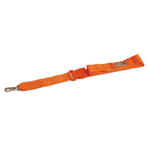 SET 3 CINTURE PER TAVOLA SPINALE - Attacchi a moschettone, a fibbia rapida a pressione colore arancio - Dimensioni: L:180 x P:5 cm