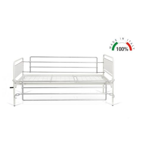 SPONDE RIBALTABILI IN ALLUMINIO (L.2050÷1750 x H:430 mm) 