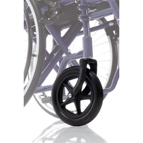 RUOTA ANTERIORE - DIAMETRO 20cm x 3cm - IN PU PER CARROZZINE MODELLI CP2xx, CP5xx 