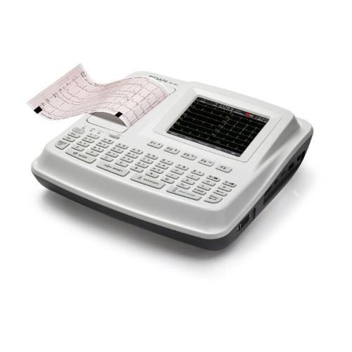 ELETTROCARDIOGRAFO INTERPRETATIVO A 3/6 CANALI (Display 5,7") - MEMORIA PER 100 ECG - ESPORTAZIONI DATI TRAMITE USB - IN GRADO DI MOSTRARE FINO A 12 TRACCE CONTEMPORANEAMENTE - TASTIERA ALFANUMERICA INTEGRATA - STUDIATO PER OGNI SITUAZIONE DI LAVORO